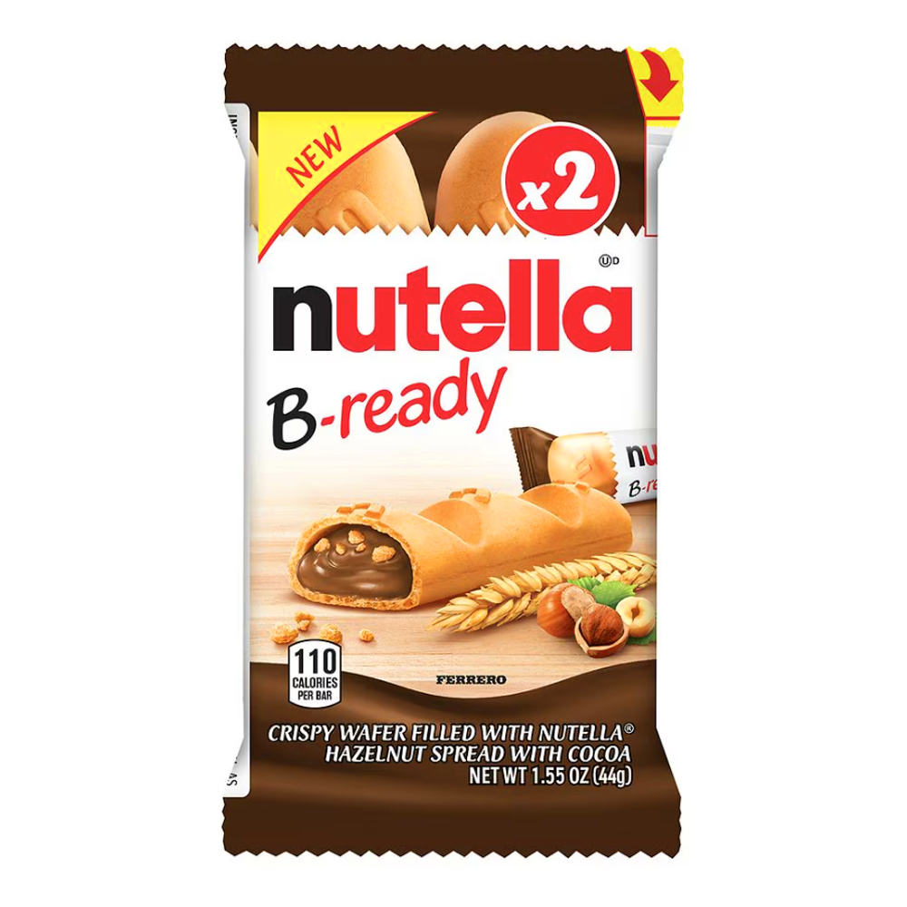 Вафли Crispy B-Ready с Нутеллой – 1,55 унции (44 г)